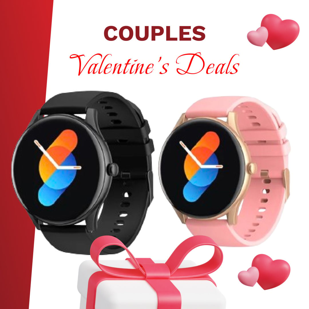 HAVIT M9036 Round Smartwatch Couple Valentine's Gifts image