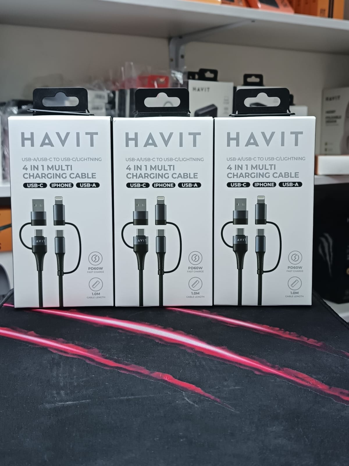 Havit CB6244 4-in-1 USB Cable image
