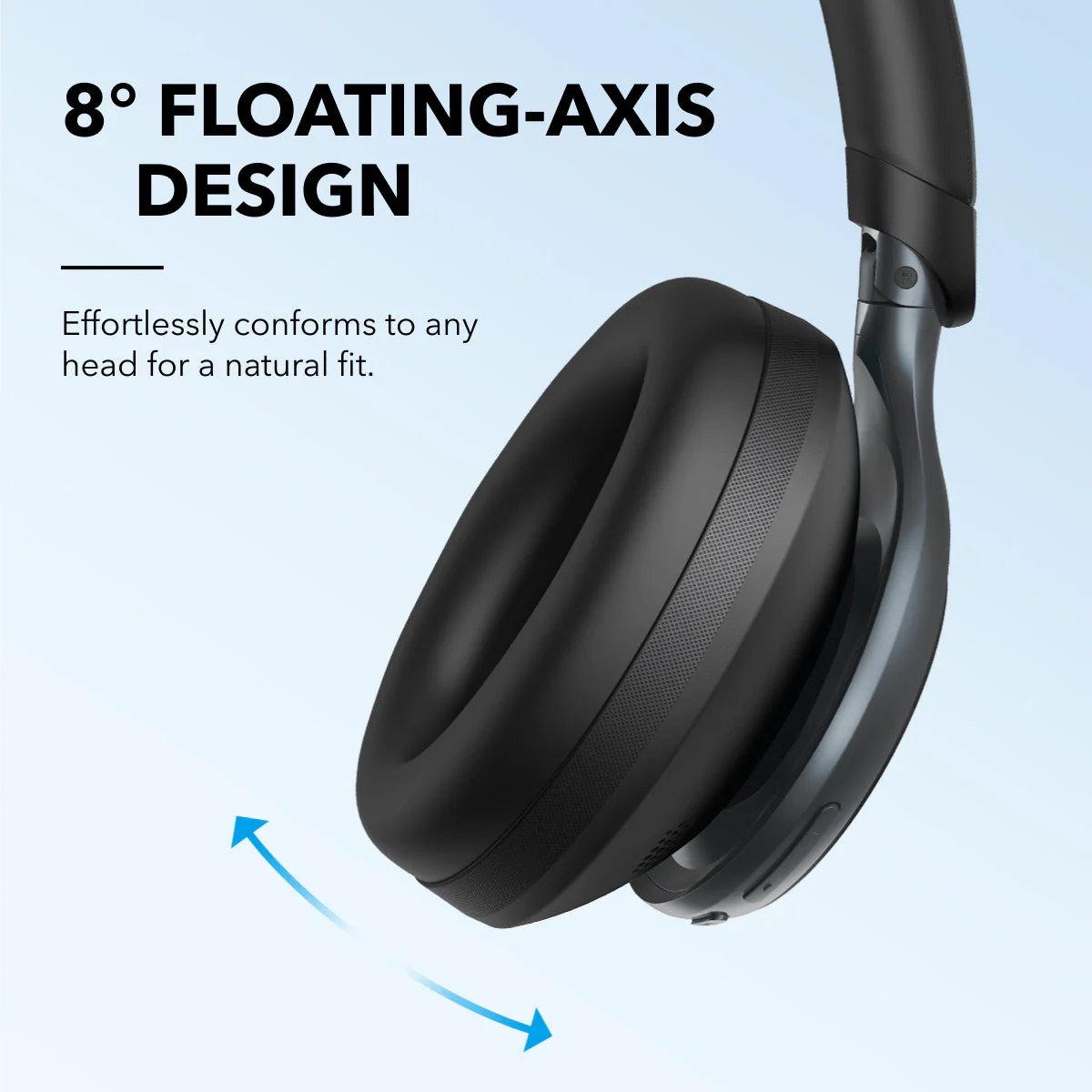 New Original Soundcore Space One Pro Adaptive Active Noise Cancelling Headphones Driven by 6 Mics Super Foldable Design Hi-Res image