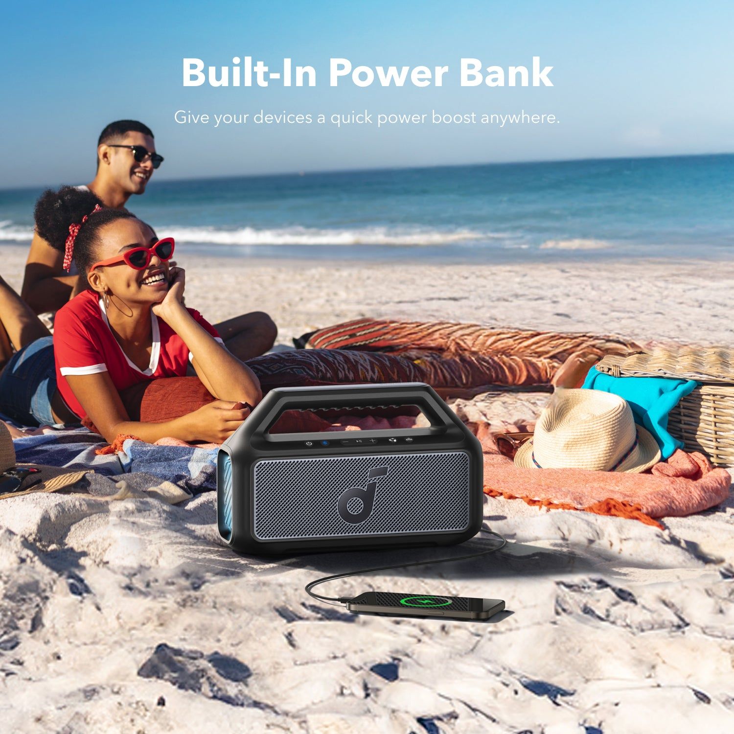Soundcore Boom 2 Portable Bluetooth Speaker for Bass's images