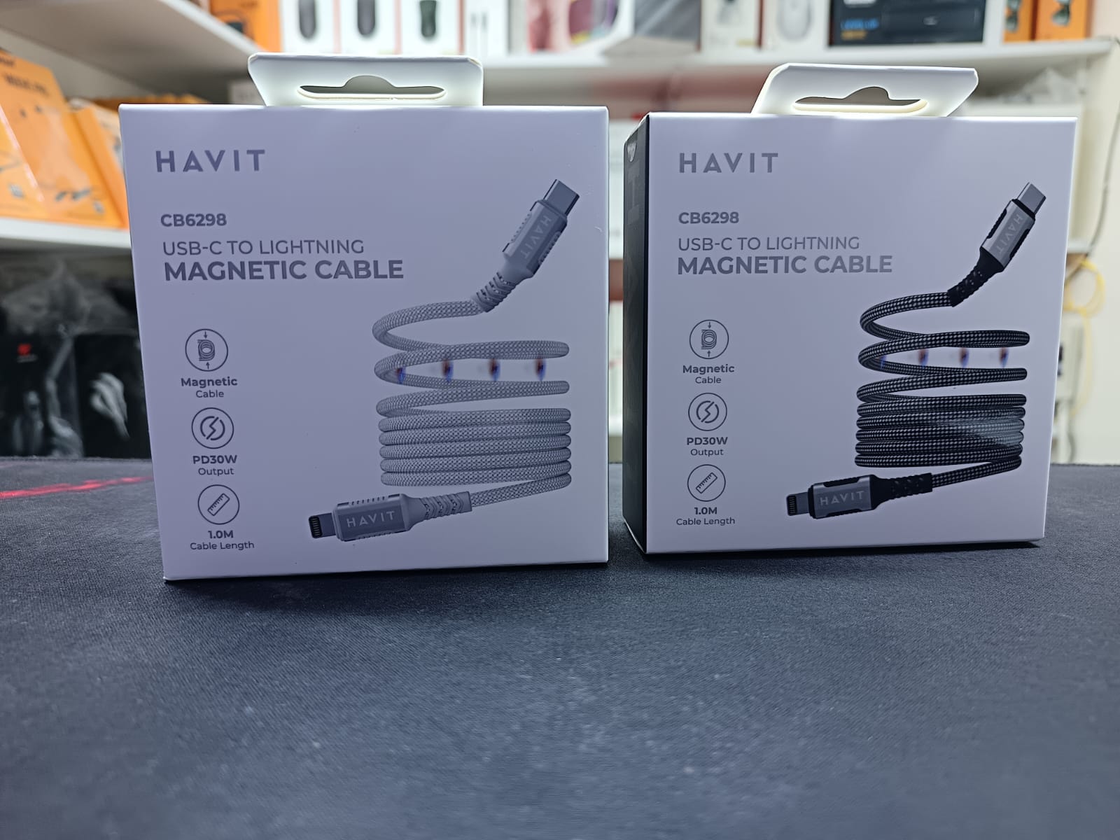 USB-C - Lightning cable HAVIT CB6298 PD30W 1m (magnetic) image