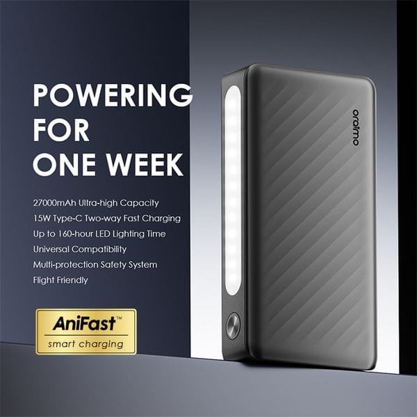 Oraimo Traveler 3 Lit 27000mAh 15W Power Bank's images