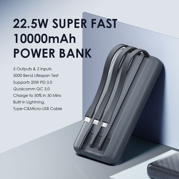 Oraimo Slice Link Pro 10000mAh 22.5W Power Bank's images