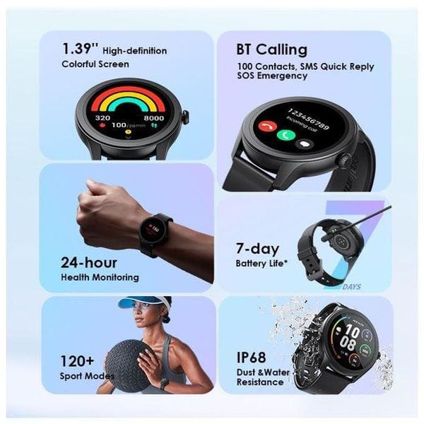 Oraimo Watch 2R 1.39" TFT IP68 Smart Watch's images