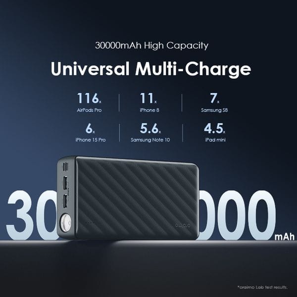 Oraimo PowerBox 300 Lit 30000mAh 15W Power Bank's images