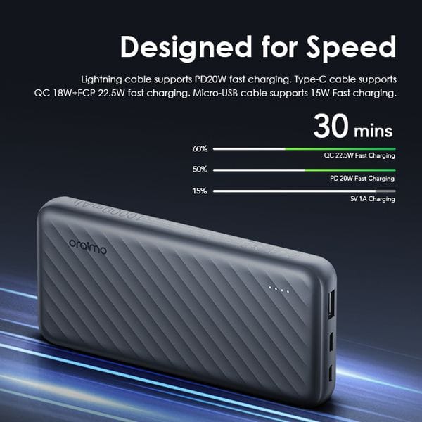 Oraimo Slice Link Pro 10000mAh 22.5W Power Bank's images