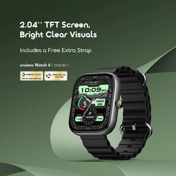 Oraimo Watch 6  IP68 Smart Watch image