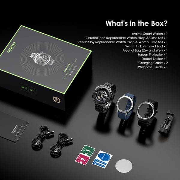 Oraimo Watch Pro X 1.43'' Amoled IP68 Smart Watch's images