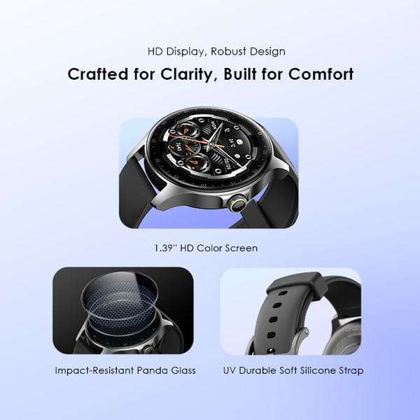 Oraimo Watch Nova R 1.39'' Panda Glass IP68 Smart Watch's images