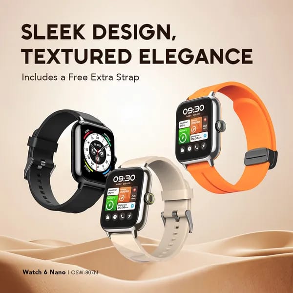 Oraimo Watch 6 Nano 1.52" Small-sized Smart Watch image