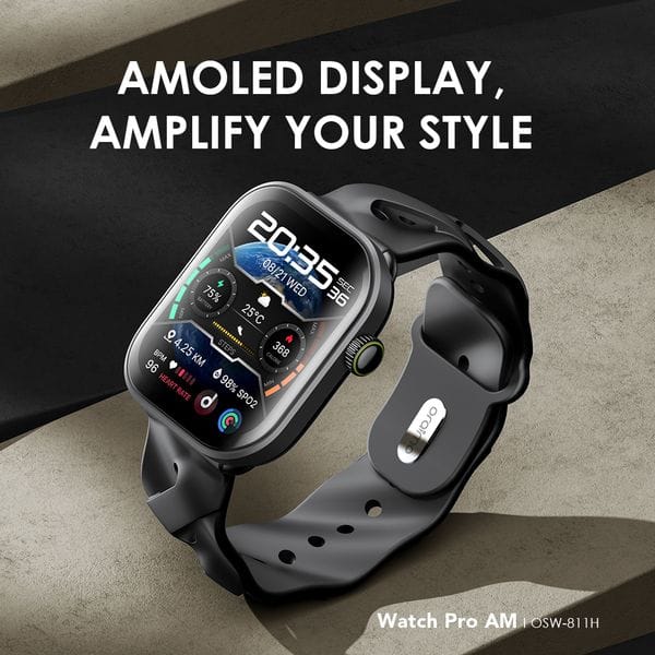 Oraimo Watch Pro AM 1.85″ AMOLED IP68 Smart Watch's images