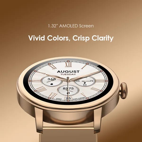 Oraimo Watch Muse 1.32” AMOLED IP68 Smart Watch image