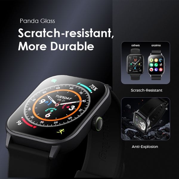 Oraimo Watch 5 2.01" HD Panda Glass 1ATM Smart Watch's images