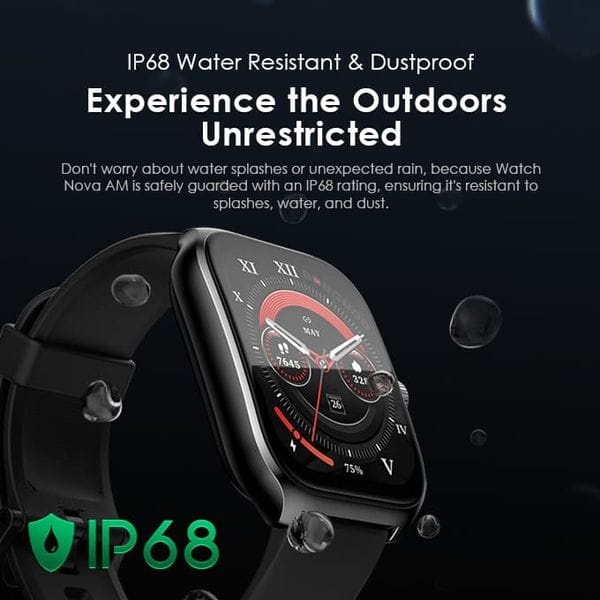 Oraimo Watch Nova AM 2.01" AMOLED Screen Curved Cover Smart Watch's images