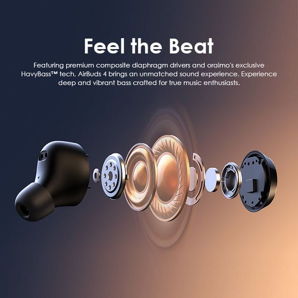 Oraimo AirBuds 4 ENC True Wireless Earbuds's images