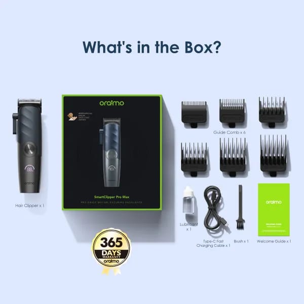 Oraimo SmartClipper Pro Max Professional Hair Clipper image