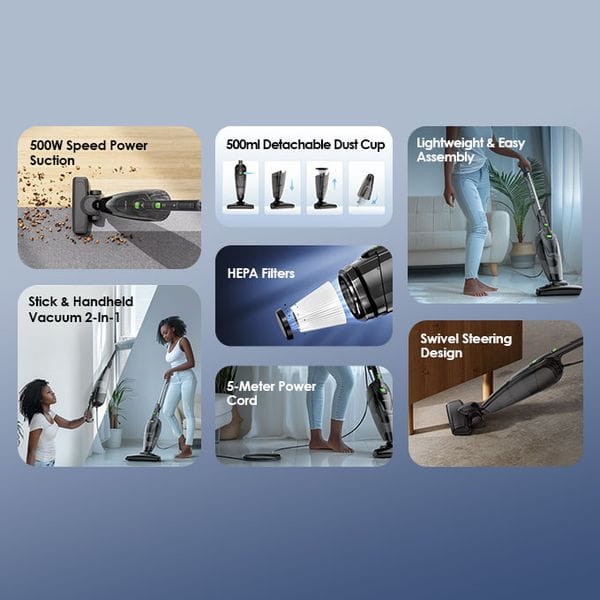 Oraimo SmartVacuum Corded Vacuum Cleaner with 5m Cord 500W's images