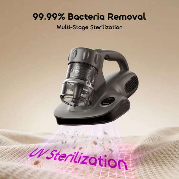 Oraimo CozyClean 12kPa Mattress Vacuum With Mite Sensor image