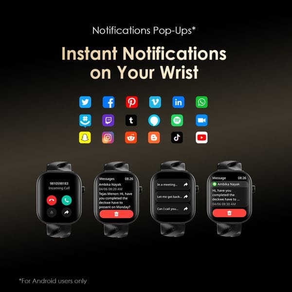 Oraimo Watch Pro AM 1.85″ AMOLED IP68 Smart Watch's images