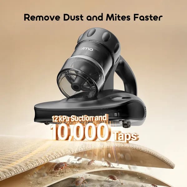 Oraimo CozyClean 12kPa Mattress Vacuum With Mite Sensor image