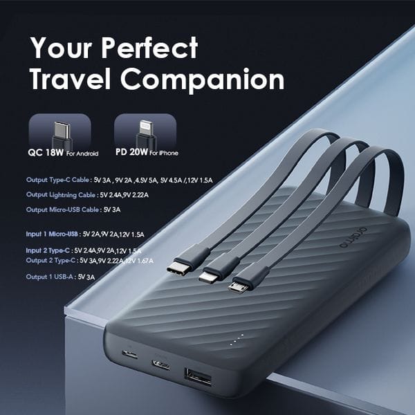 Oraimo Slice Link Pro 10000mAh 22.5W Power Bank's images