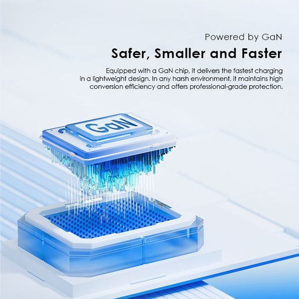Oraimo PowerCube 20 Chic 20W GaN Wall Charger Kit with Type-C to Lightning Cable's images