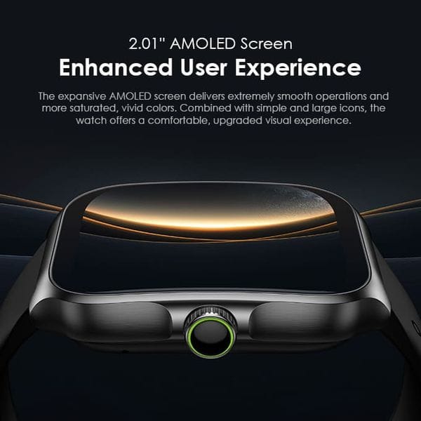 Oraimo Watch Nova AM 2.01" AMOLED Screen Curved Cover Smart Watch's images