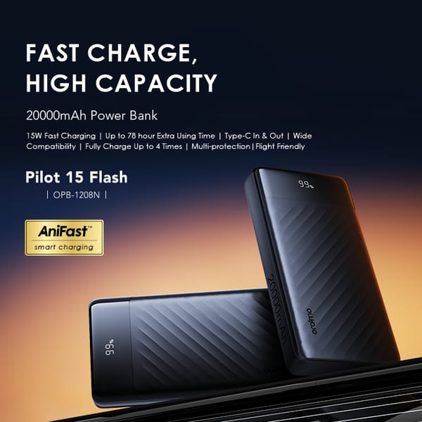 Oraimo Pilot 15 Flash 20000mAh 15W Power Bank's images