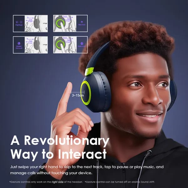 Oraimo BoomPop2S ENC Over-Ear Wireless Headphones image