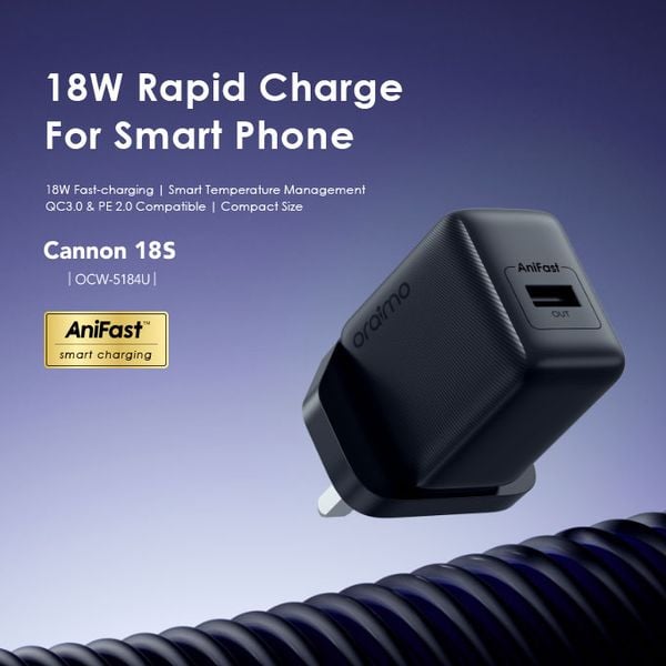 Oraimo Cannon 18D Oraimo Cannon 18D 18W Wall Charger Kit's images