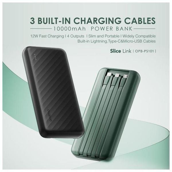 Oraimo Slice Link 10000mAh 12W Power Bank's images