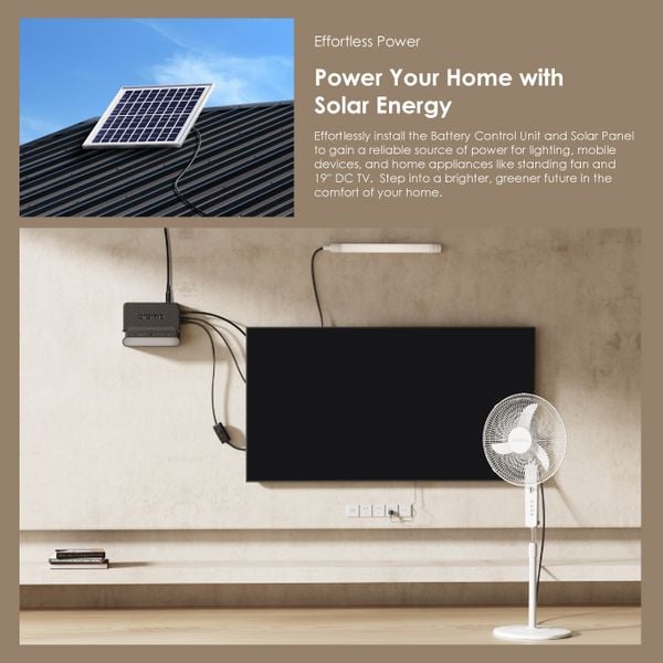 Oraimo PowerSolar 76 15W Solar Home Power System's images