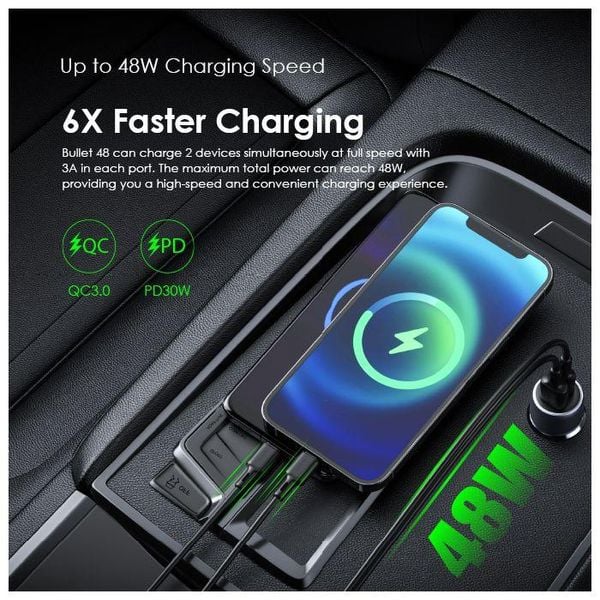 Oraimo Bullet 48 48W Car Charger's images