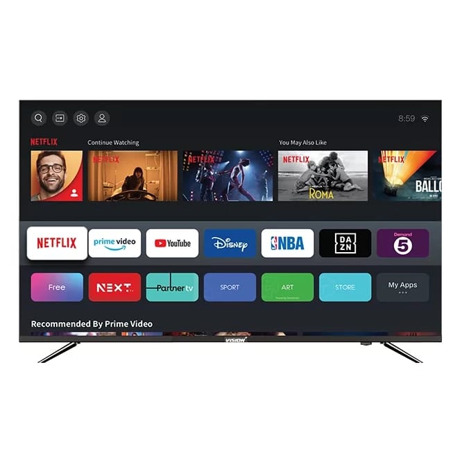 Vision Plus 50″ 4K Frameless V+ OS Smart TV's images