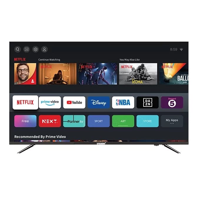 Vision Plus 43″ 4K Frameless V+ OS Smart TV's images