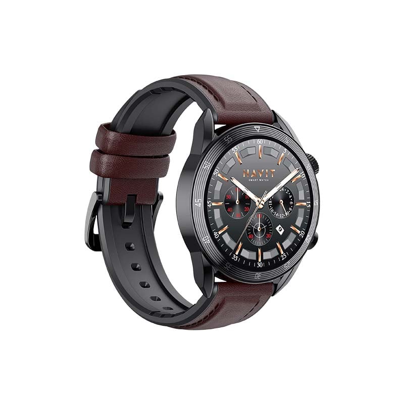 Havit M9030 Pro 24 Hour Life Assistant Smart Watch Brown