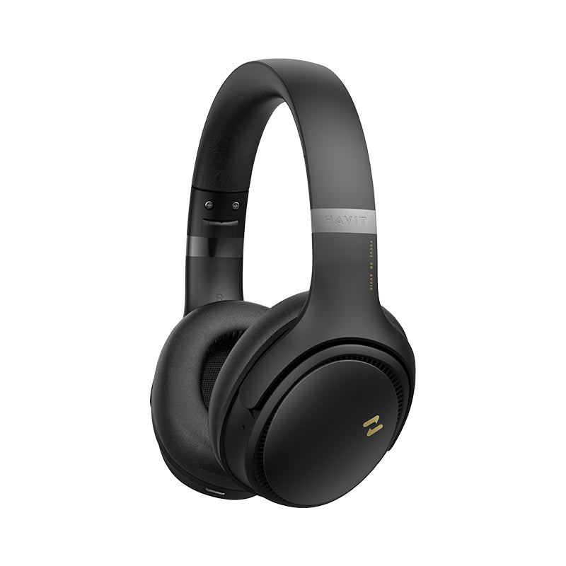 Havit H630BT PRO Active Noise Cancelling Wireless Foldable Headphones Black